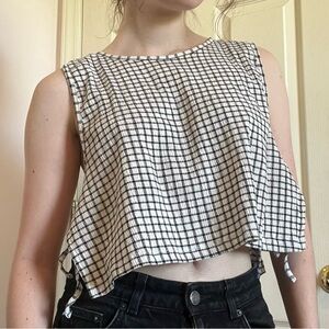 ASOS Black & White Crop
